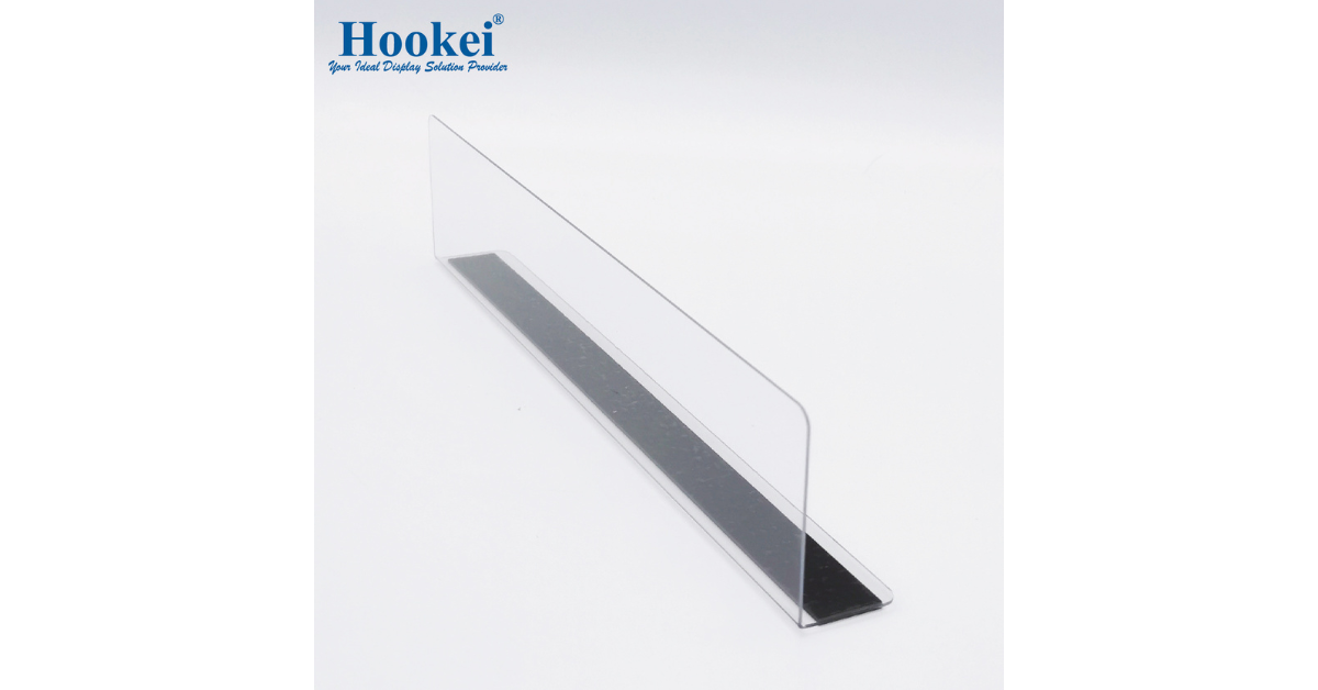 acrylic divider for retail display