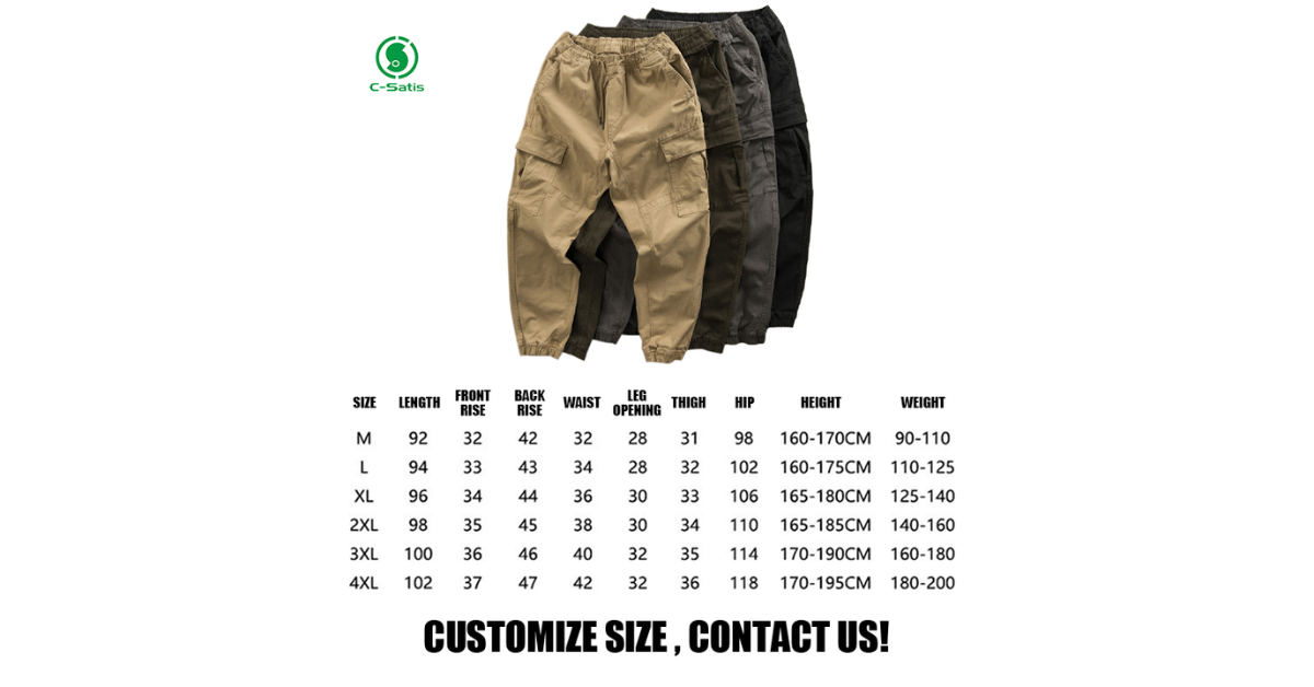 cargo joggers men black outfit autumn fashion