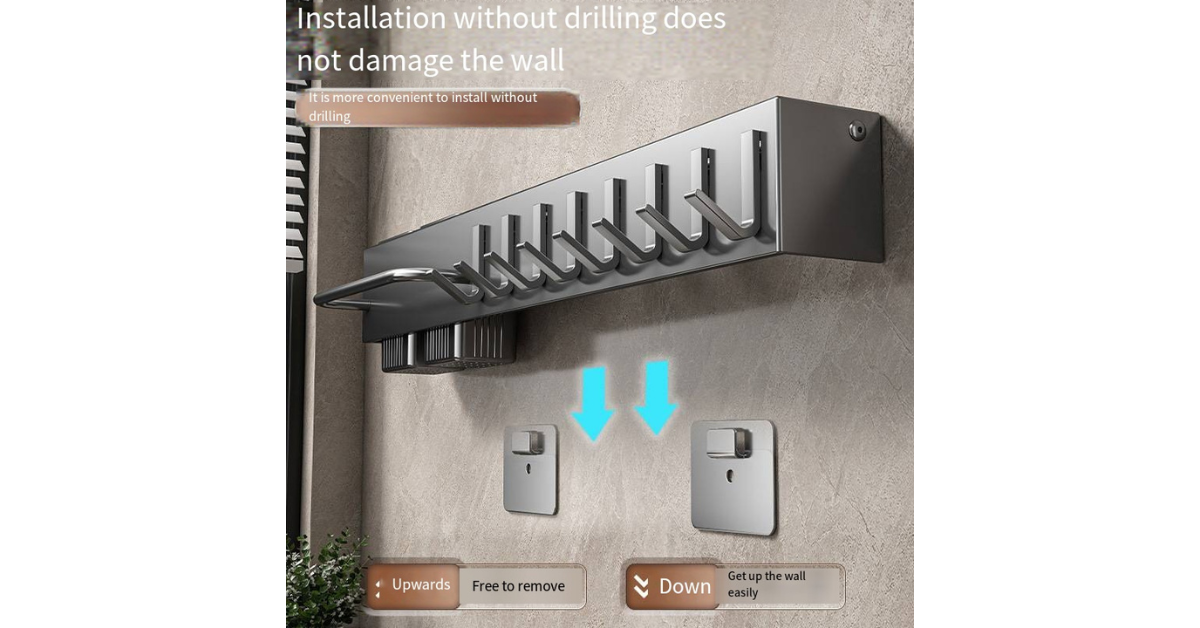 stainless steel kitchen wall storage rack