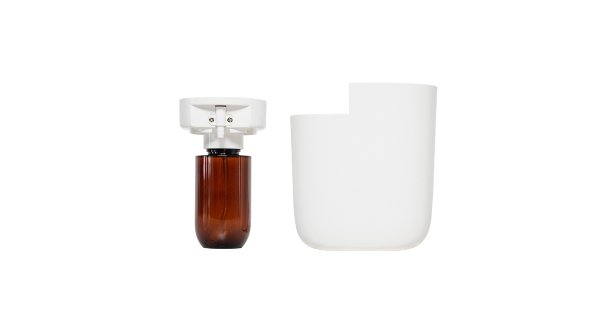 Compact wall plug-in aroma diffuser with LED indicator