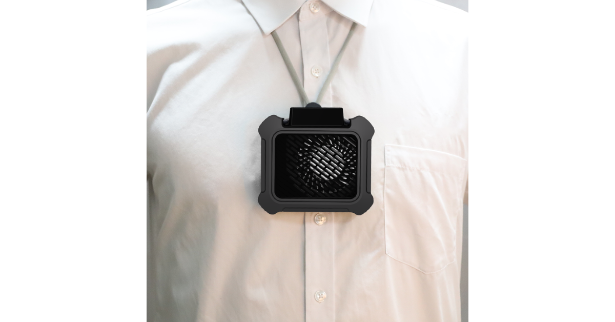wearable air conditioner neck fan outdoor use