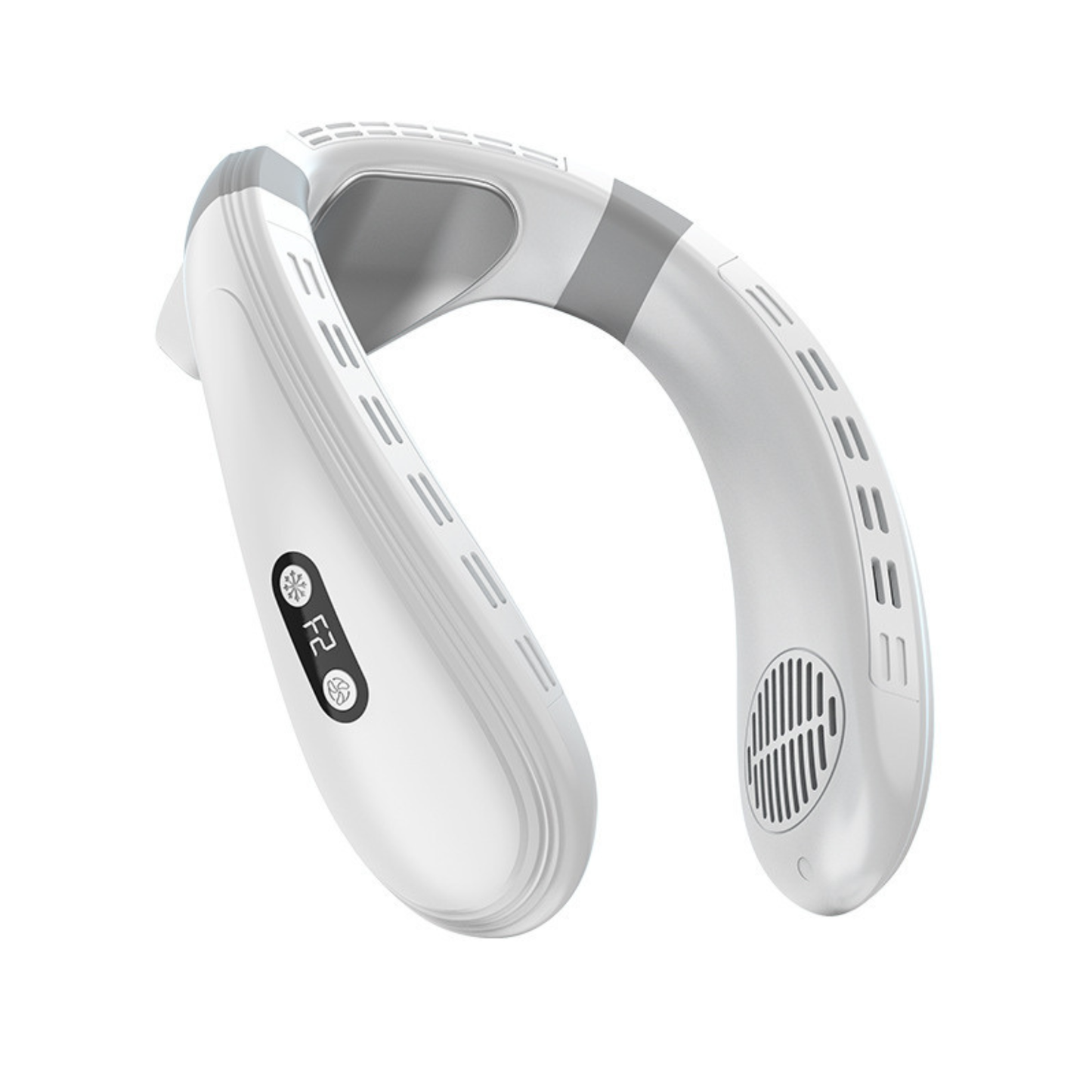 Wearable neck fan providing hands free cooling comfort during outdoor activities and hot weather