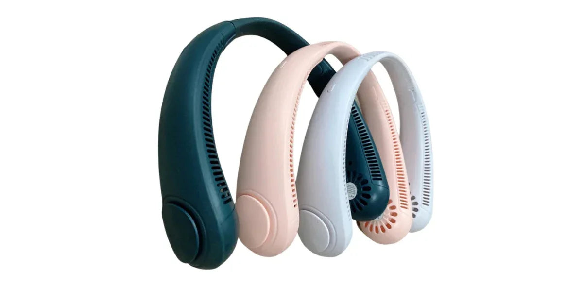 Mini Bladeless Hanging Neck Fan – Portable Cooling USB Fan - vitaliqa