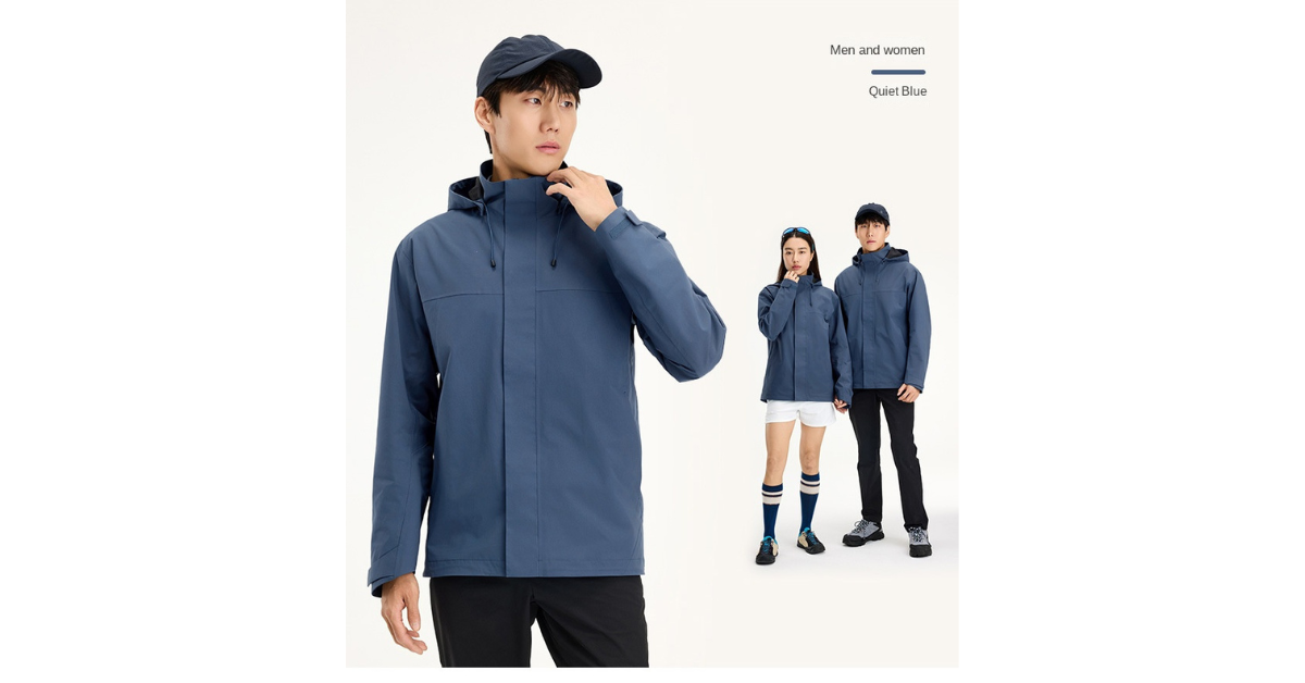 Close-up of WindStopper soft shell fabric