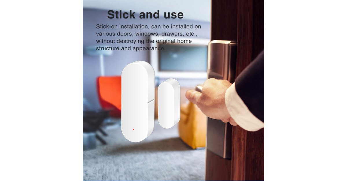 wireless door alarm with phone notification