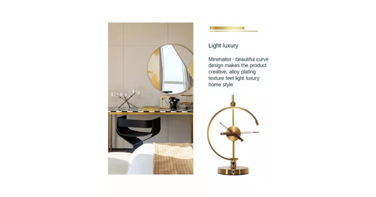 wireless LED desk lamp with touch dimming