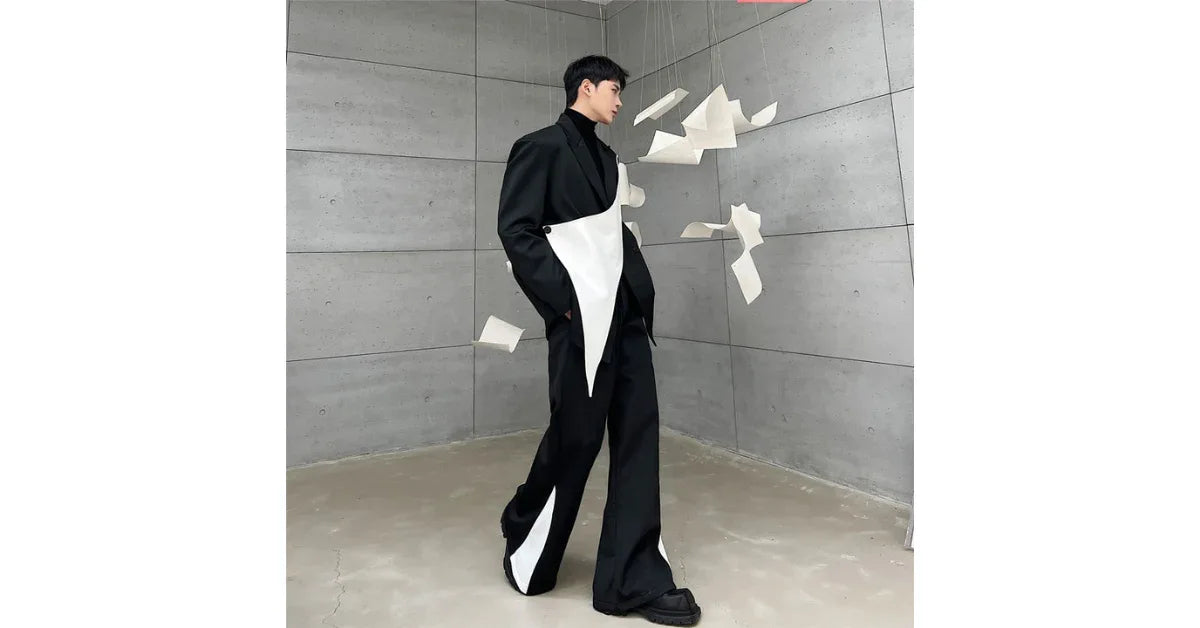 OUDINA Oversized Black Blazer – Chic & Comfortable Women's Jacket - vitaliqa