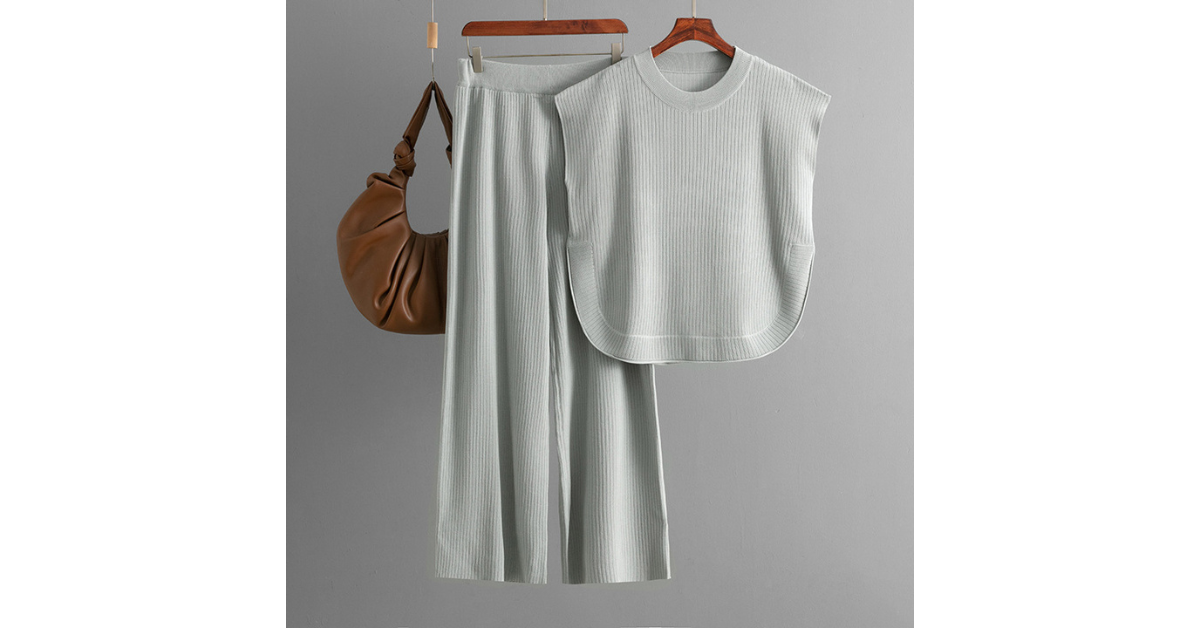 Womens sleeveless pleated tank top front view