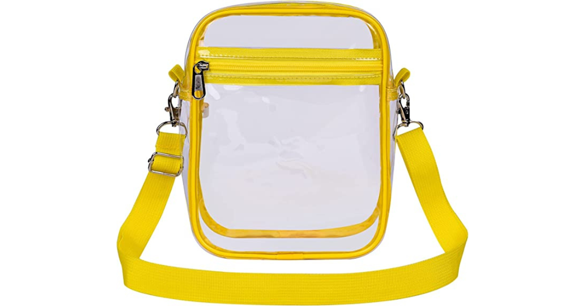 Bag on a travel suitcase for airport use