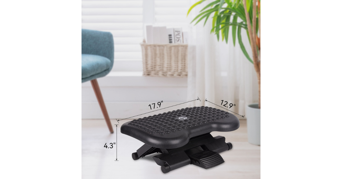 office desk footrest ergonomic design