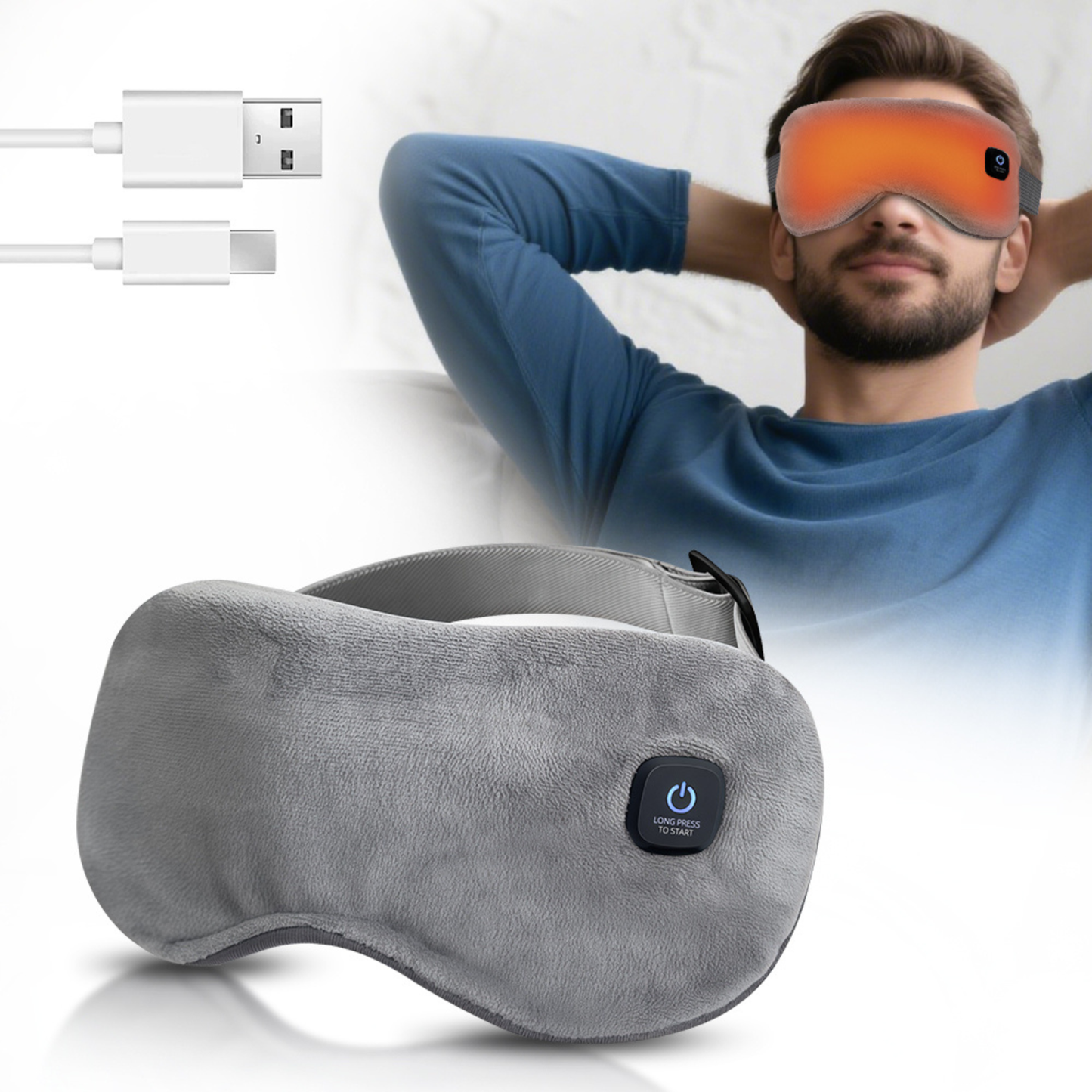 Best heated eye mask for dry eyes with adjustable temperature settings