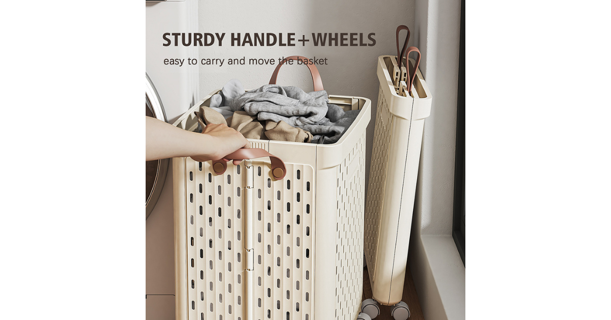 collapsible laundry basket for small spaces