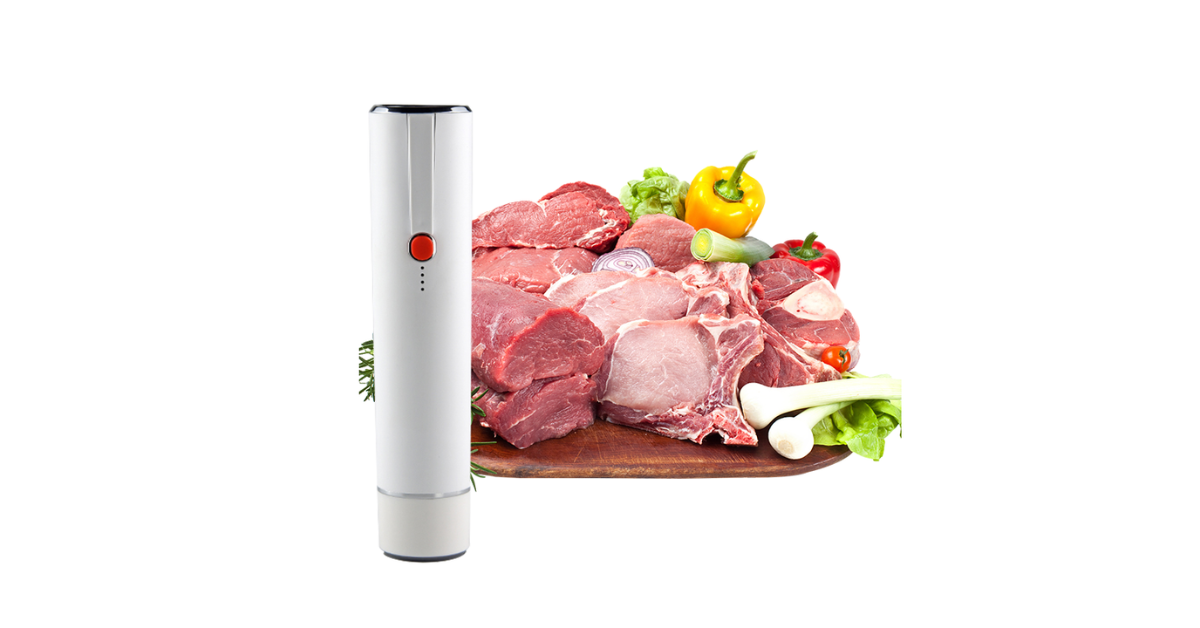 handheld food vacuum sealer device