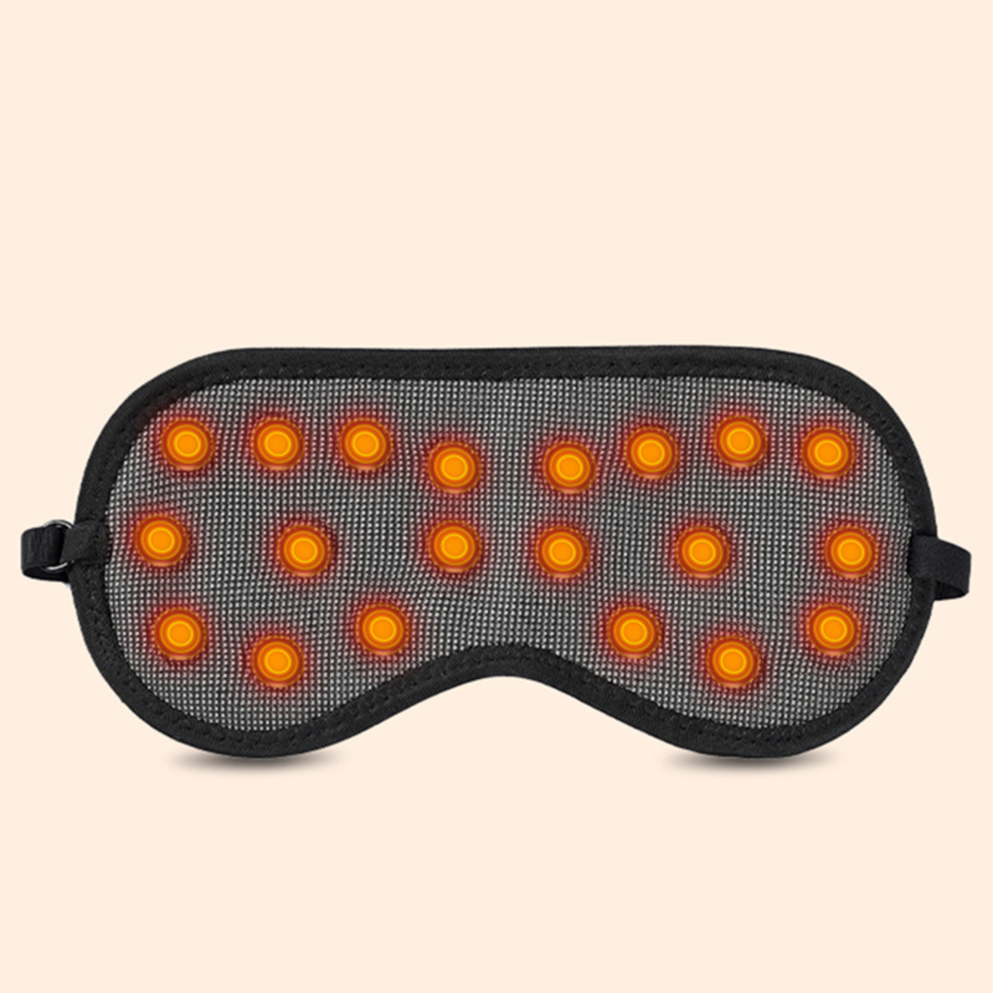 Heated eye mask for dry eyes providing soothing warm compress therapy after screen use