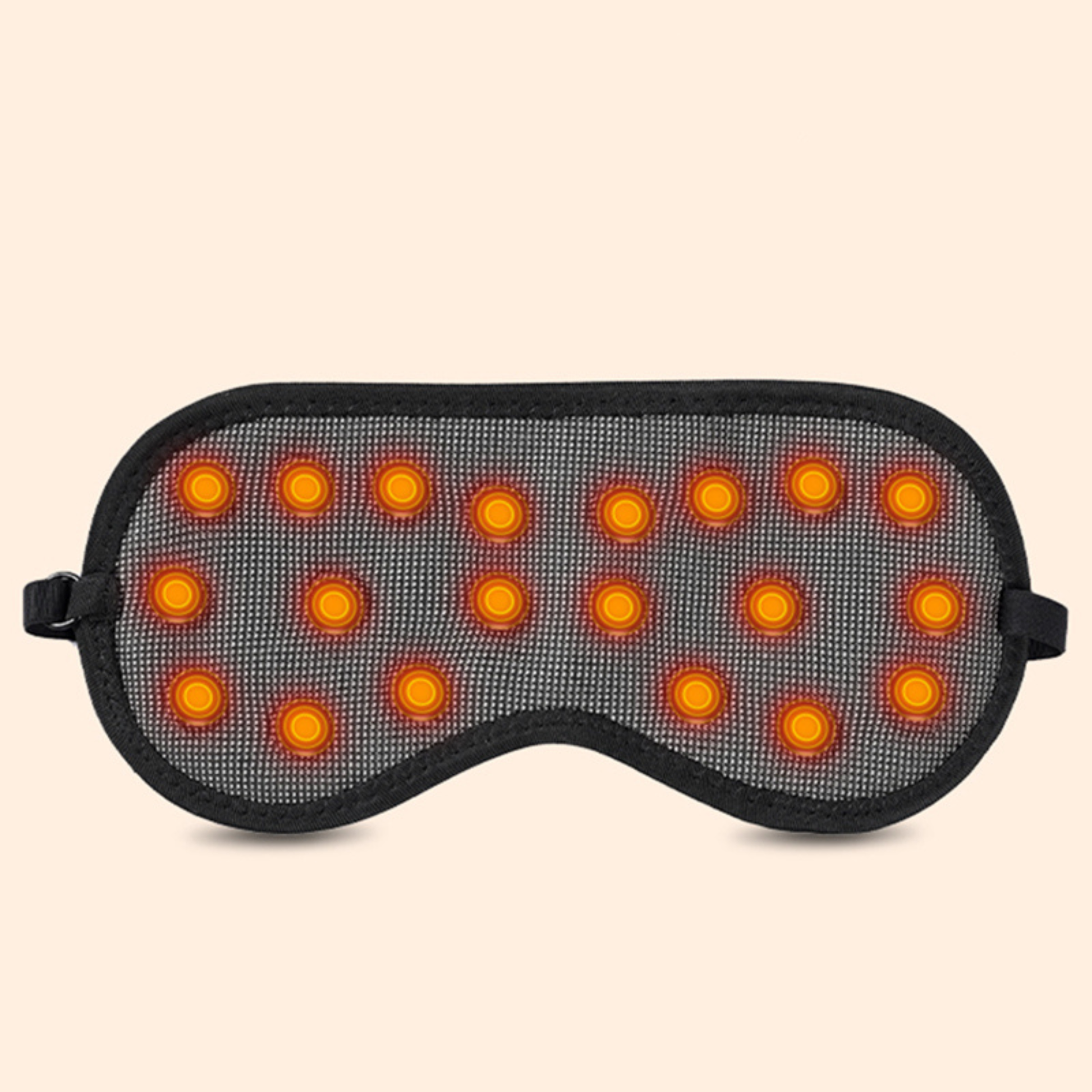 Heated eye mask for dry eyes providing soothing warm compress therapy after screen use