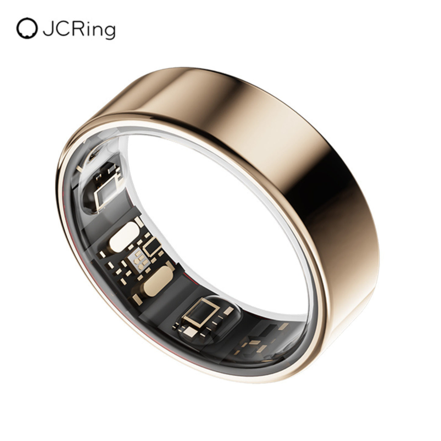 JCRing X6B AI Smart Ring worn during a morning workout, providing real-time heart rate monitoring as the Best Health and Fitness Tracker with Titanium Smart Health Ring design.