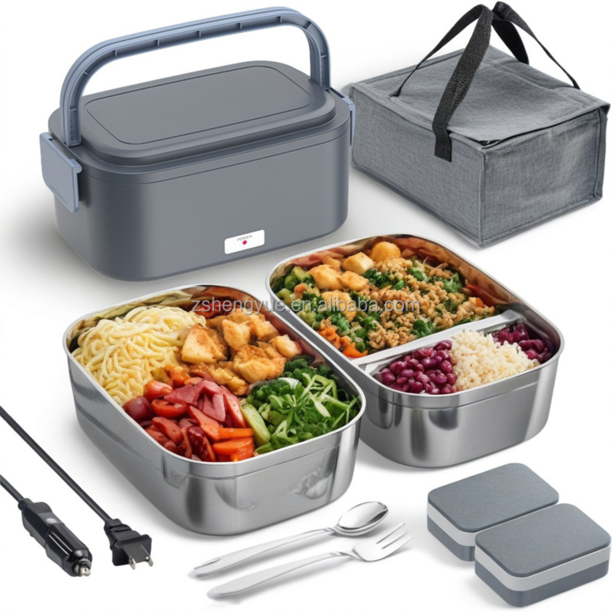 Self heating lunch box for busy professionals and construction workers