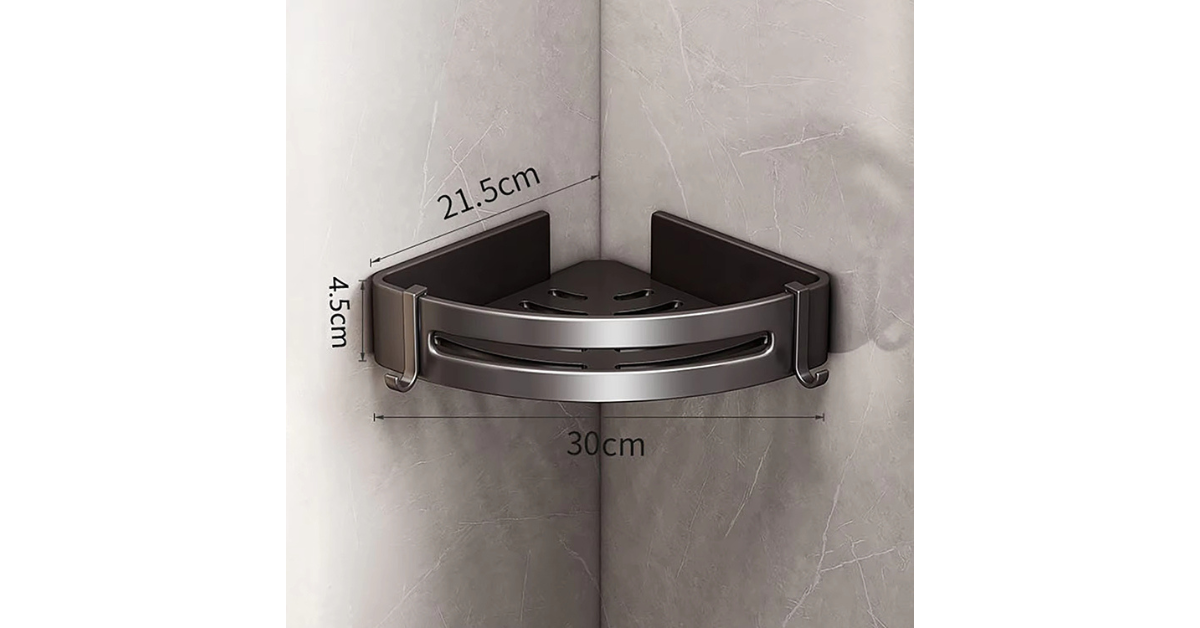 minimalist bathroom storage shelf organizer