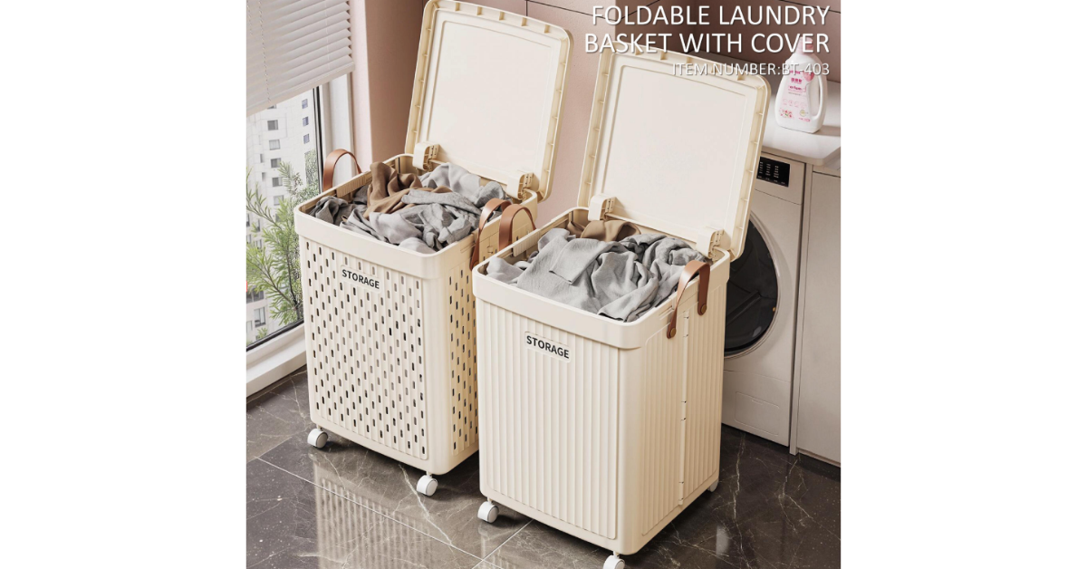 modern laundry storage basket