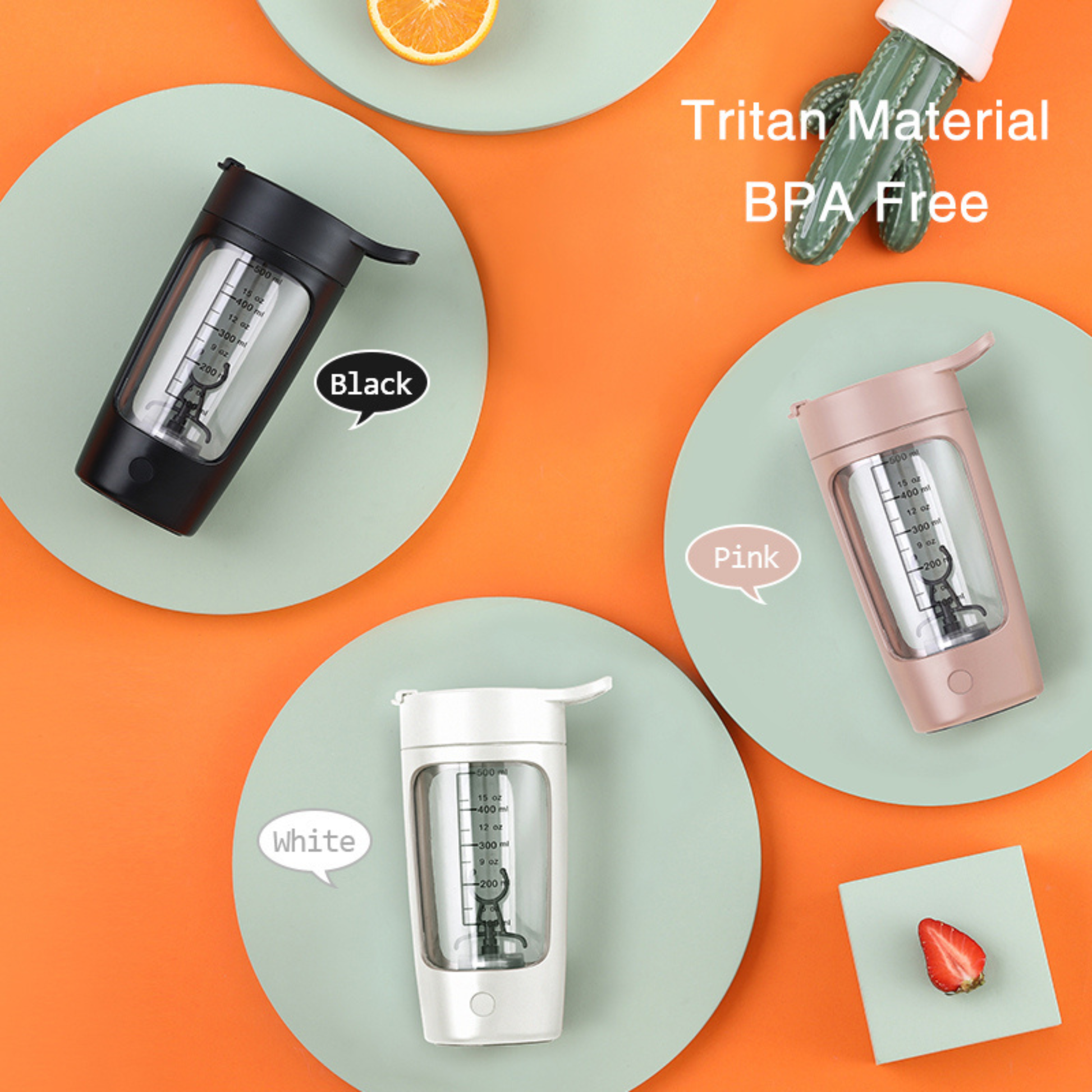 Premium Personal Smoothie Blender featuring 304 stainless steel blades for smooth and efficient blending.