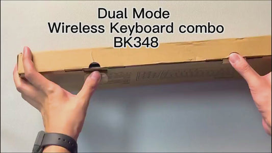 Ergonomic Bluetooth Wireless Keyboard and Mouse Combo – Rechargeable 2.4G RGB Set