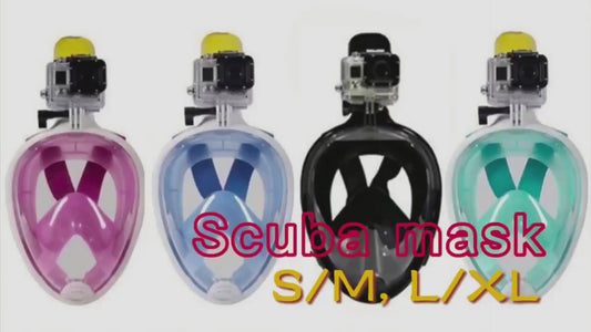 Full Face Snorkel Mask – 180° Wide View & Anti-Leak Design