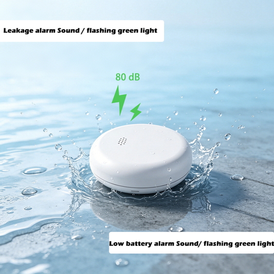 Smart water leak detector with automatic shut off valve