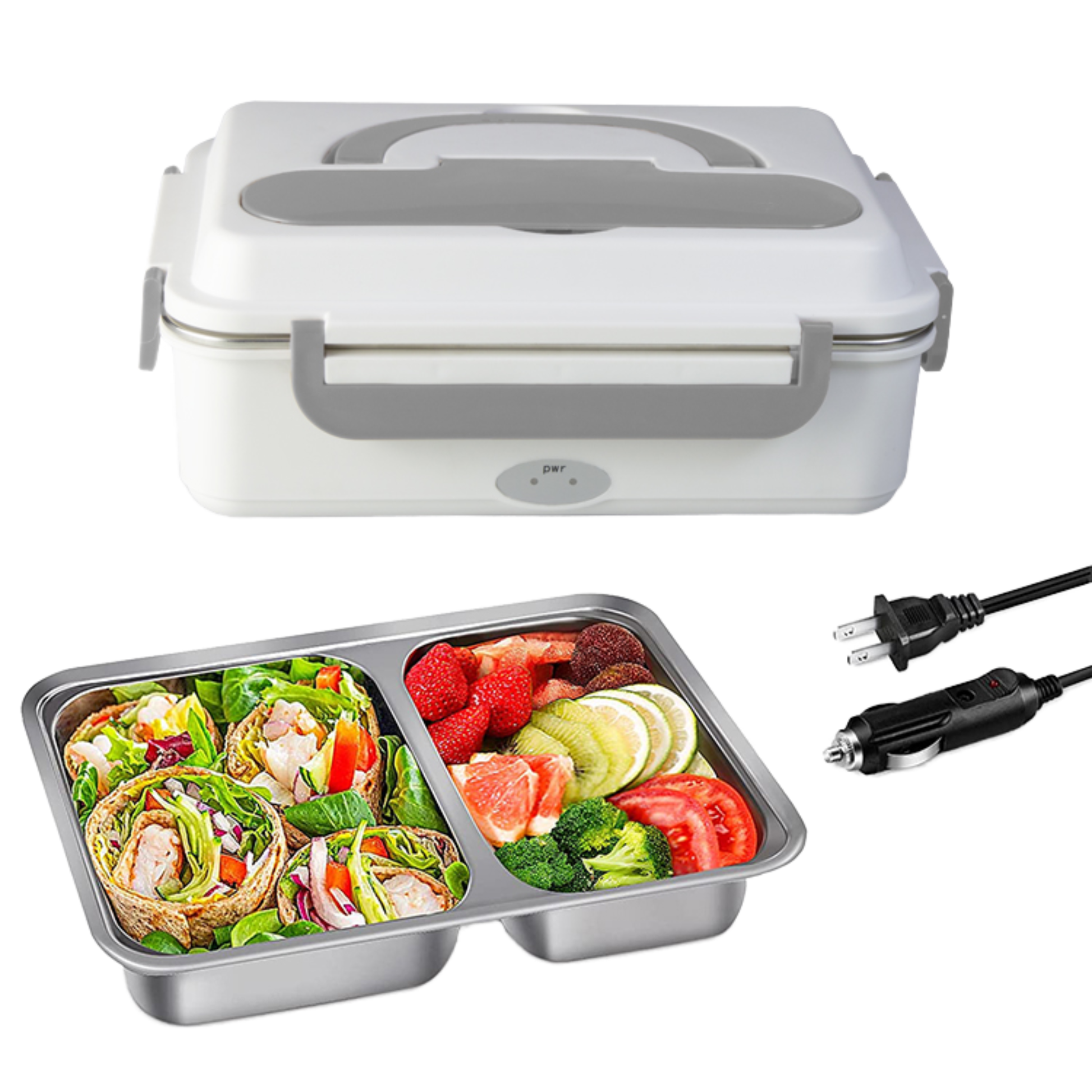 Self heating lunch box for long distance drivers and office workers