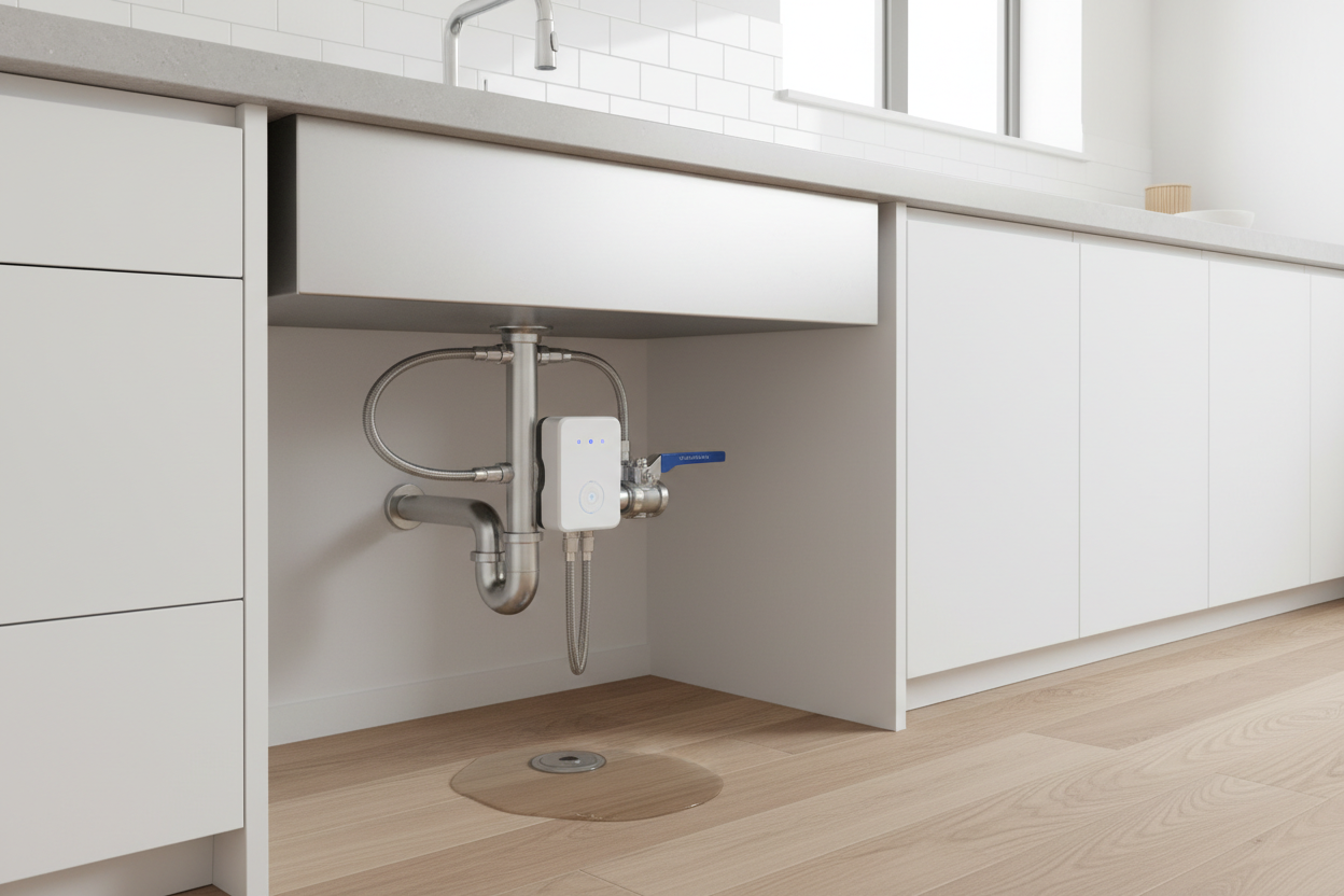 Smart water flow meter for home water monitoring