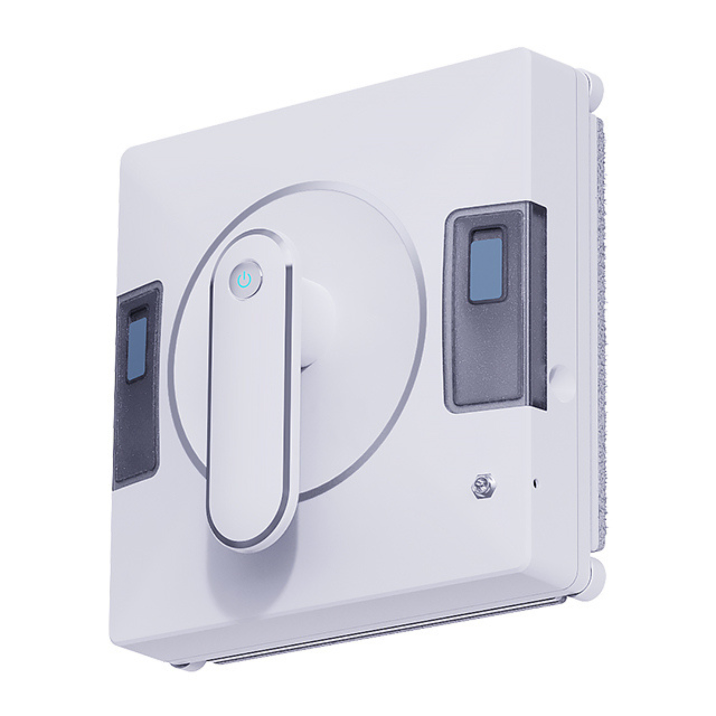 LIECTROUX YW509 window cleaning robot automatically cleaning a glass window